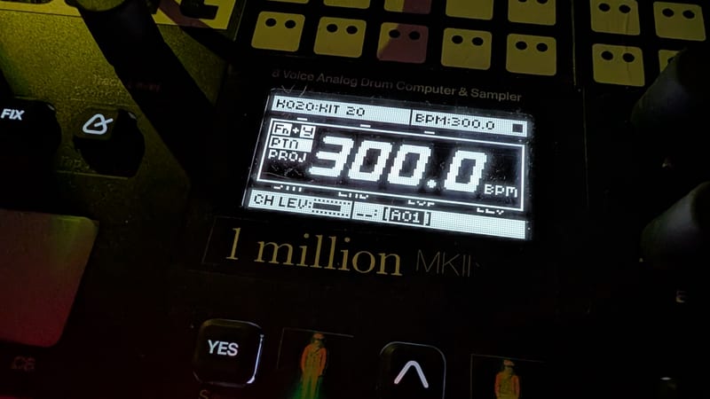 only 300 bpm